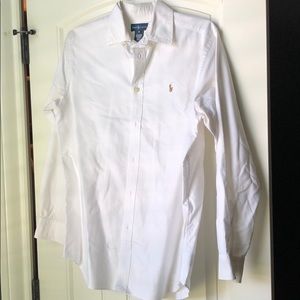 White Ralph Lauren Button down polo